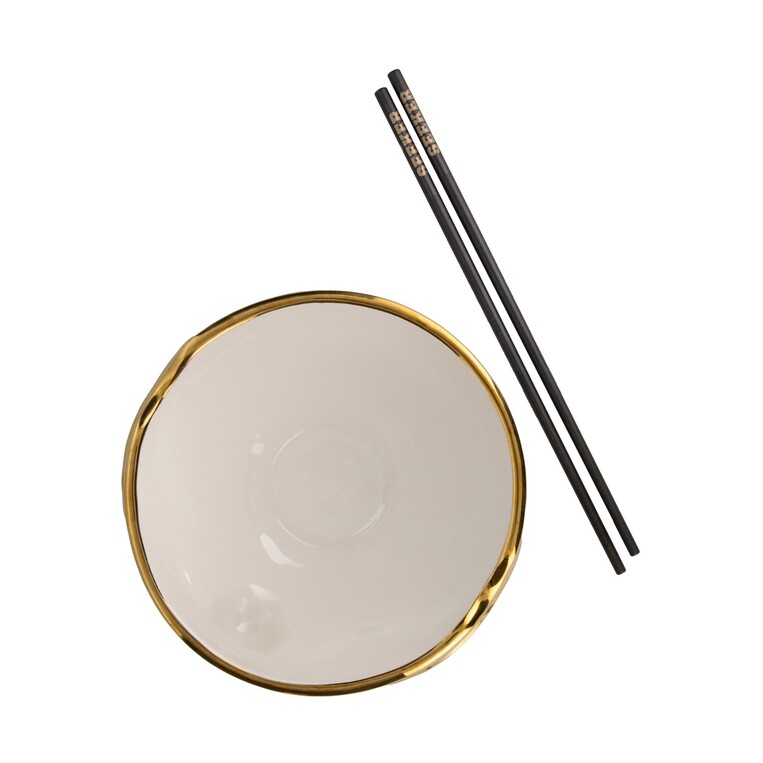 Harry Potter - Golden Snitch Ramen Bowl with Chopsticks - PP15893HP
