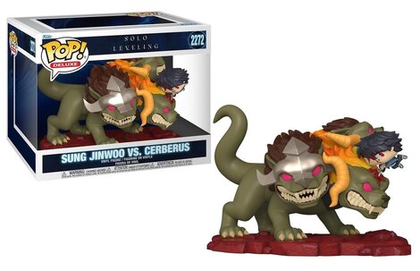 Funko POP! Deluxe: Solo Leveling - Sung Jinwoo VS Cerberus Figure #2272
