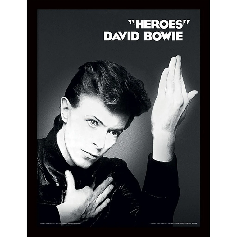 David Bowie (Heroes) Wooden Framed Print (30x40) - FP12355P