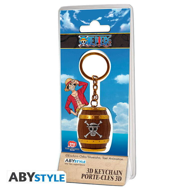 One Piece Keychain 3d Barrel - ABYKEY629