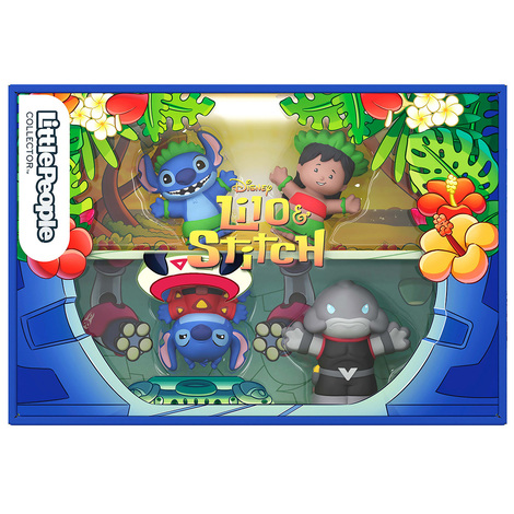 Fisher-Price Little People Collector Disney Lilo & Stitch Special Edition Set For Adults & Fans, 4 Figures - JFC77