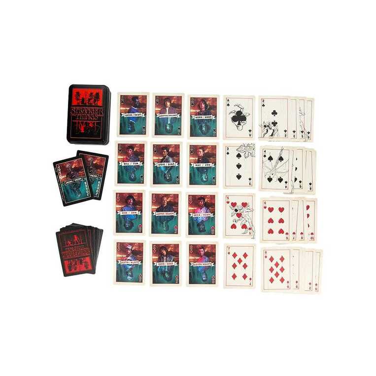 Stranger Thinngs 5 Playing Cards Metal - PP14225ST