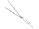 Harry Potter Lightning Bolt silver plated Necklace - EWNX0105