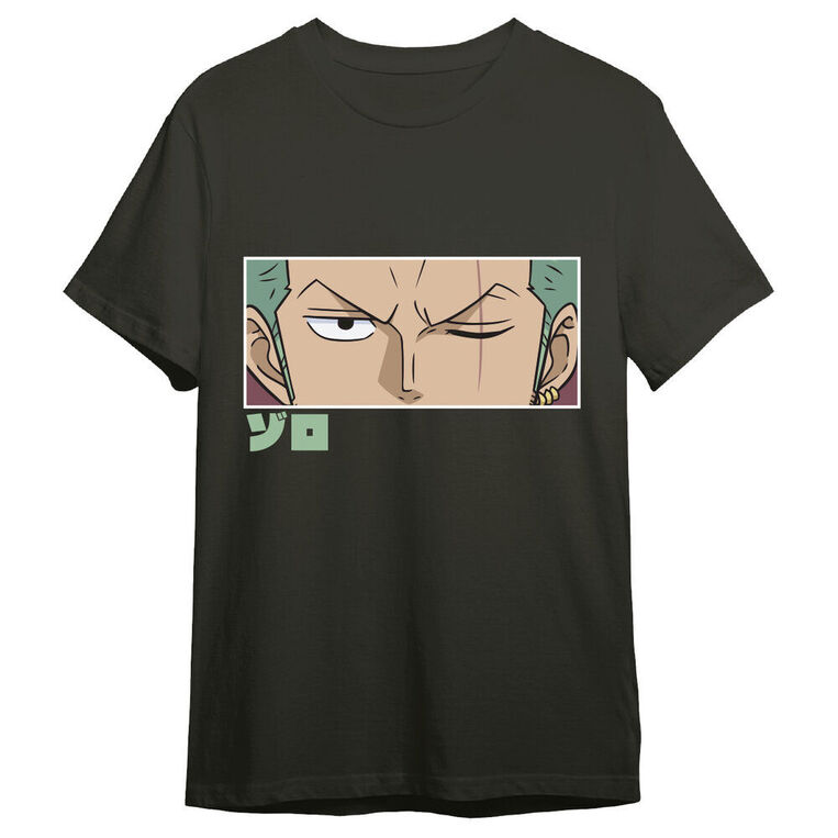 One Piece Roronoa Zoro Eyes Adult T-shirt - 7083B- L