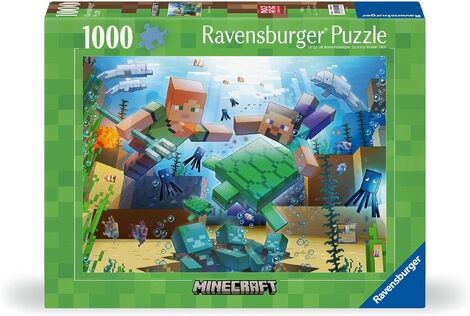Ravensburger Minecraft Mosaic 1000 Piece Puzzle - 12000421