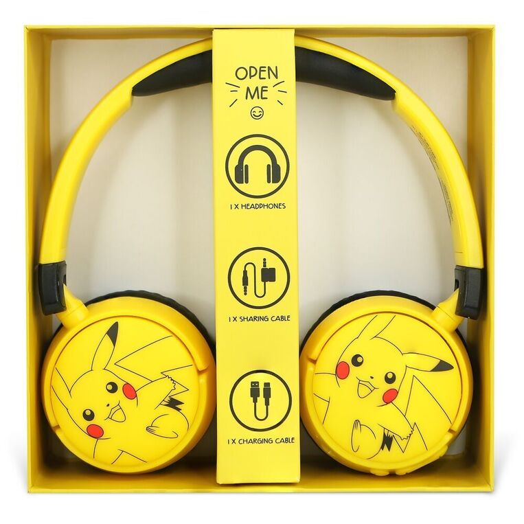 Pokemon Pikachu Kids Headphones - PK1315