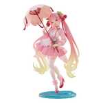 Hatsune Miku AMP PVC Statue Newley Written Sakura Miku Sakura Dress Ver. 21 cm - TAITO452013700
