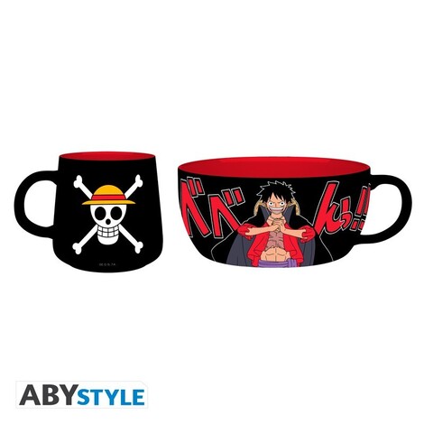 One Piece Breakfast Set Mug + Bowl Luffy - ABYTAB127