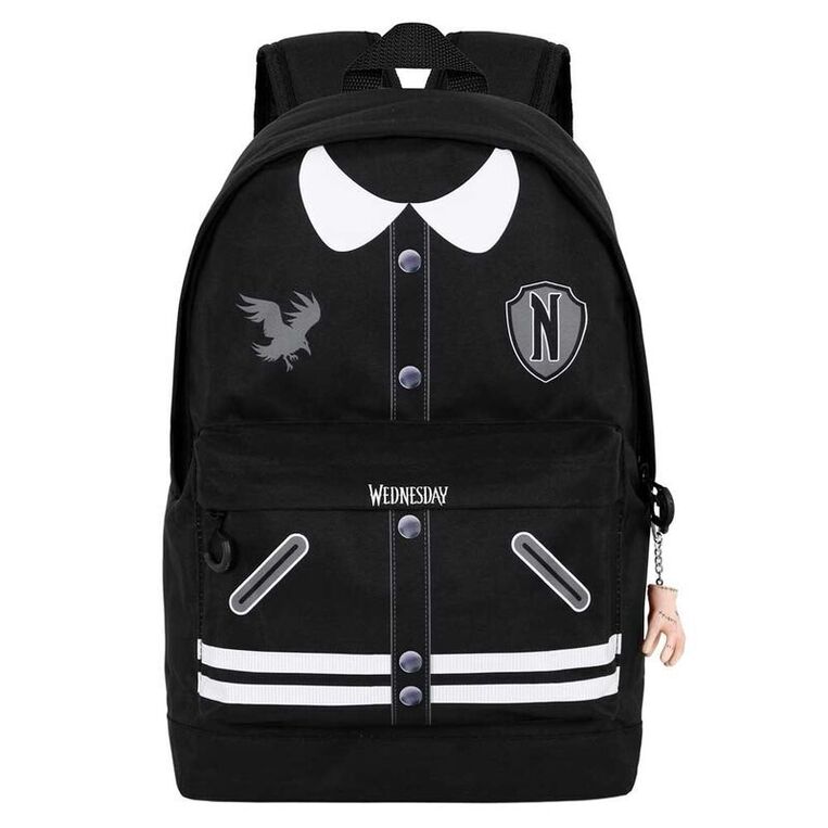 Wednesday Varsity Backpack 41cm (black) - KMN06145