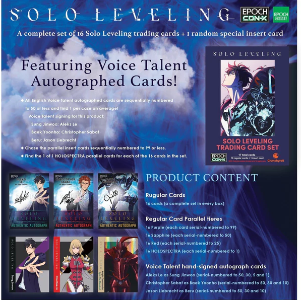 Solo Leveling Trading Card Set Box - EP58241