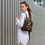 One Piece Heady Skull Backpack 29cm (brown) - KMN07349