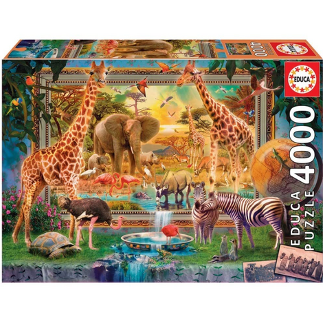 Educa Puzzle Savana Coming To Life 4000 pieces - 019.285