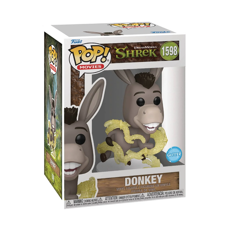 Funko POP! Shrek - Donkey (Glitter) Figure #1598