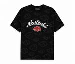 Naruto Shippuden Akatsuki All Over Short Sleeved T-shirt - TS845876NRS- S