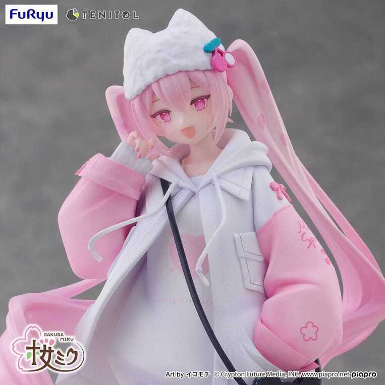 Hatsune Miku Tenitol PVC Statue Sakura Miku Cool style [petit] 19 cm - FRYU40747
