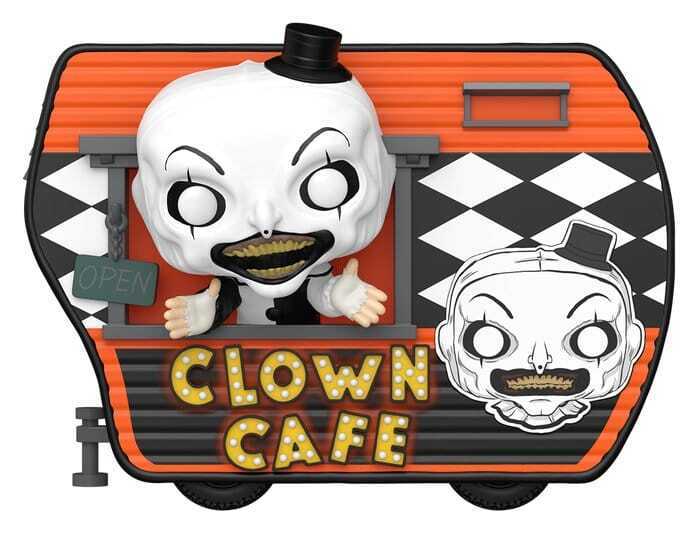 Funko Pop! Rides Super Deluxe: Terrifier 2 - Art with Clown Cafe #149 Vinyl Figure