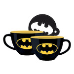 Batman (Symbol) Cappuccino Mug And Stencil - SCMG25597