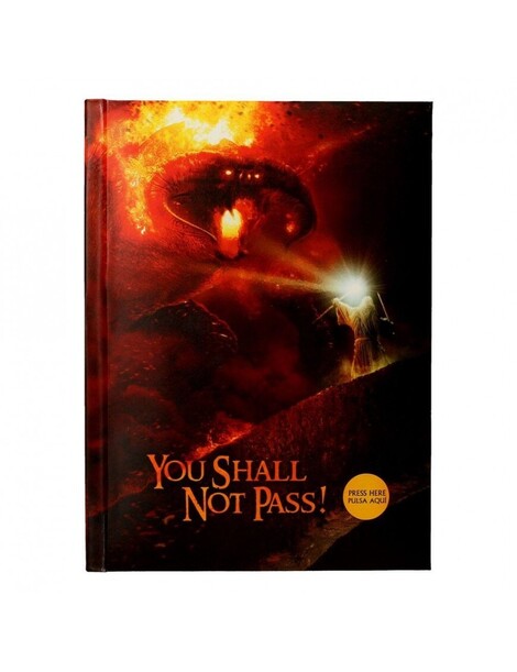 The Lord of the Rings Luminous Notebook You Shall Not Pass - SDTLR25130