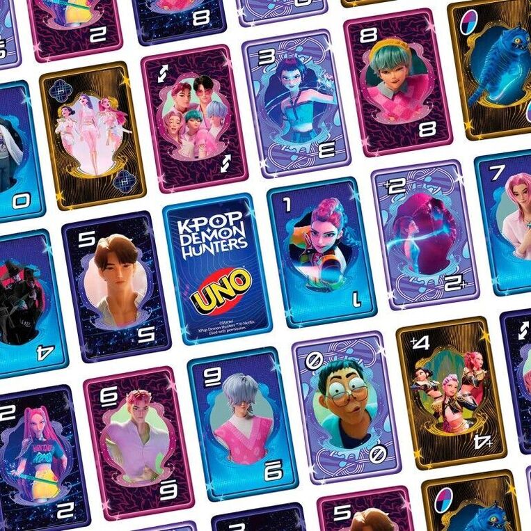 KPop Demon Hunters Edition UNO Card Game - JRV01