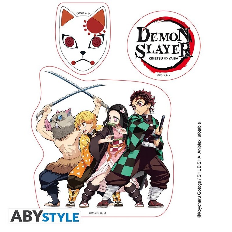 Demon Slayer - Stickers - 16x11cm/ 2 Sheets - Slayers - ABYDCO868