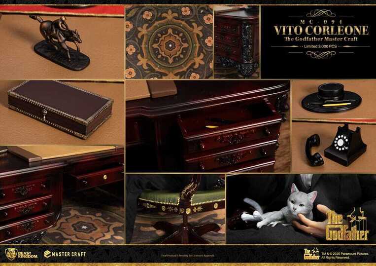 The Godfather Master Craft Statue Vito Corleone 31 cm - BKDMC-094