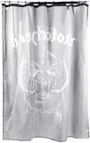 Motörhead Shower Black Curtain Warpig Logo 180 x 200 - KKLSCMH1