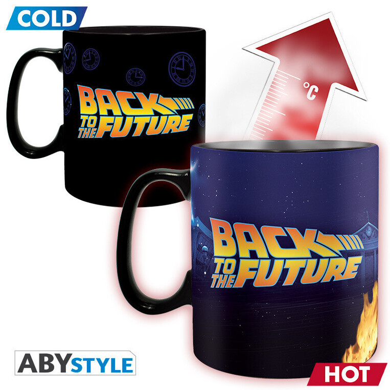 Back To The Future Mug Heat Change 460 ml Time Machine - ABYMUG875 