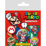 Super Mario Pin-Back Buttons 5-Pack - BP80440