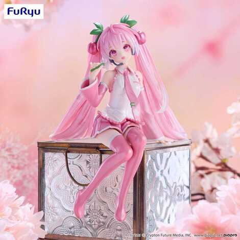 Hatsune Miku Noodle Stopper PVC Statue Sakura Miku 2024 Pearl Color Ver. 15 cm - FRYU36713