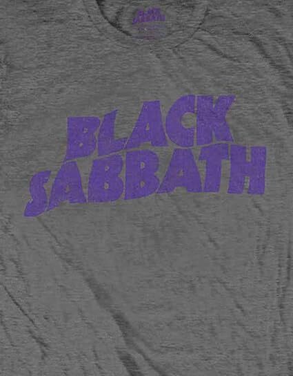 Black Sabbath Kids T-shirt: Wavy Logo (Charcoal Grey) - BSTS04BC