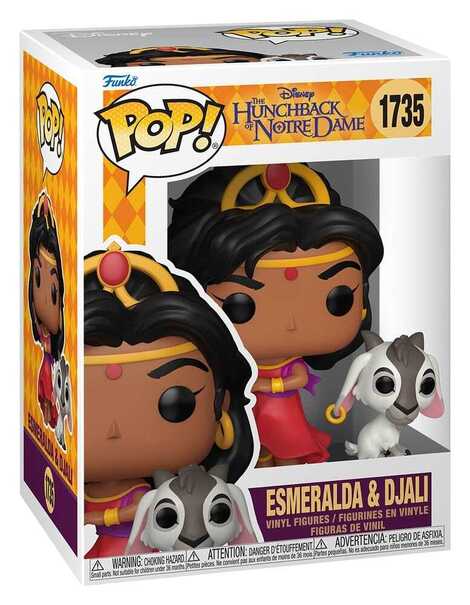 Funko Pop! Disney: The Hunchback of Notre Dame - Esmeralda & Djali #1735 Vinyl Figures