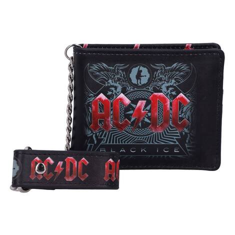 AC/DC Black Ice Logo Wallet with Chain - NEMN-B5520T1