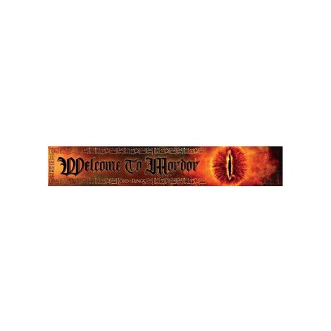 The Lord Of The Rings (Welcome To Mordor)  Wooden Sign 13 x 80cm - LW12905P