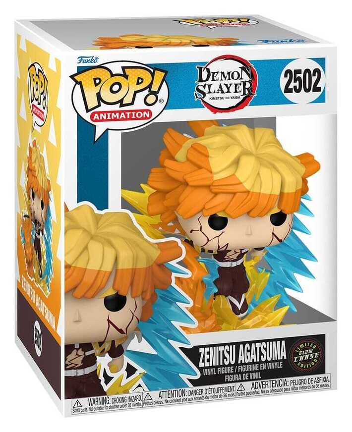 Funko Pop! Premium: Demon Slayer - Zenitsu Agatsuma (Glows in The Dark) #2502 Vinyl Figure