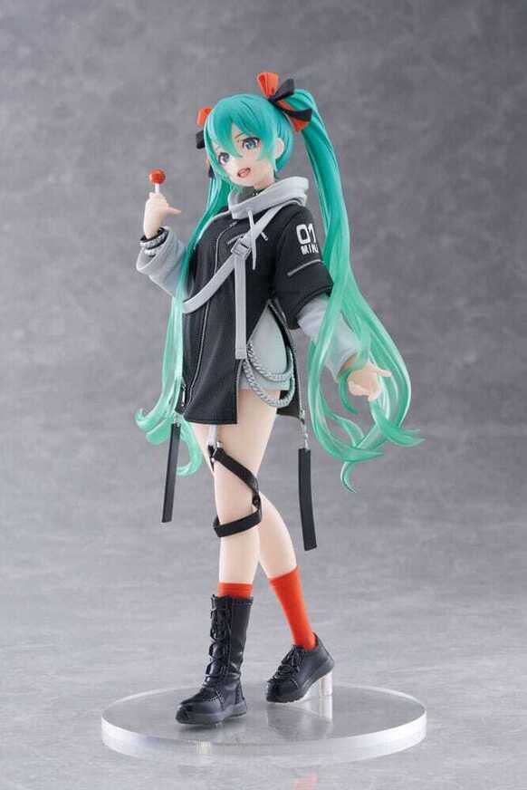 Hatsune Miku Wonderland PVC Statue Fashion Punk Ver. 18 cm - TAPR451767500