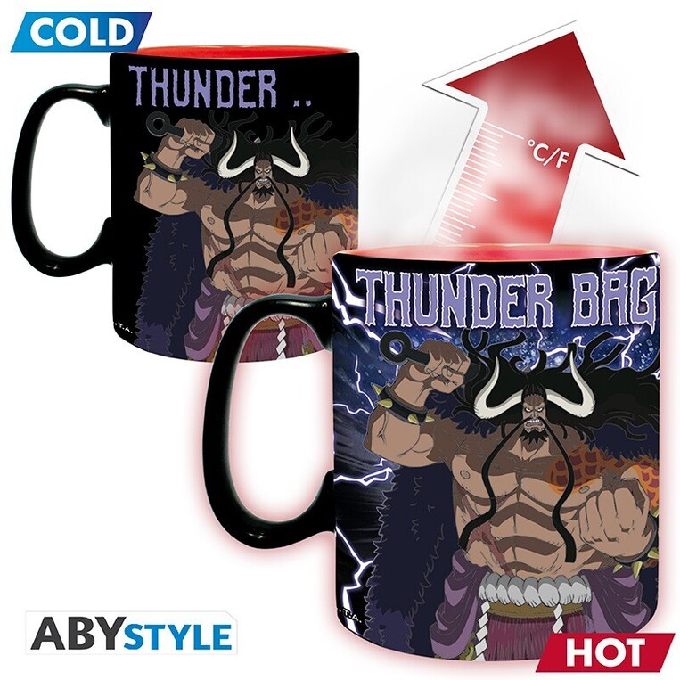 One Piece - Mug Heat Change - 460 ml (ceramic) -Luffy vs Kaido - ABYMUGA411