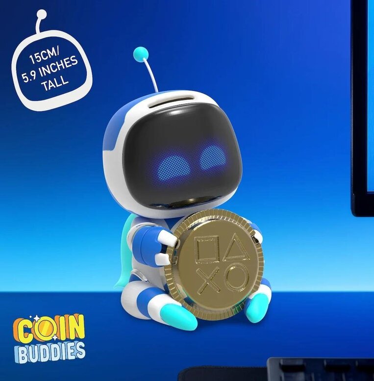 Astro Bot Coin Buddies Astro Bot Money Bank with Sound 15CM - PP14487AB