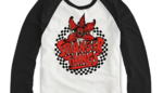 Stranger Things Checkered Circle Ls Long Sleeve Baseball - STR09453BSW