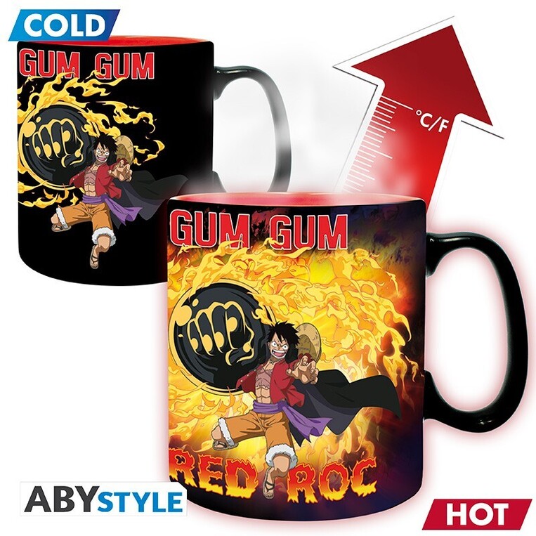 One Piece - Mug Heat Change - 460 ml (ceramic) -Luffy vs Kaido - ABYMUGA411