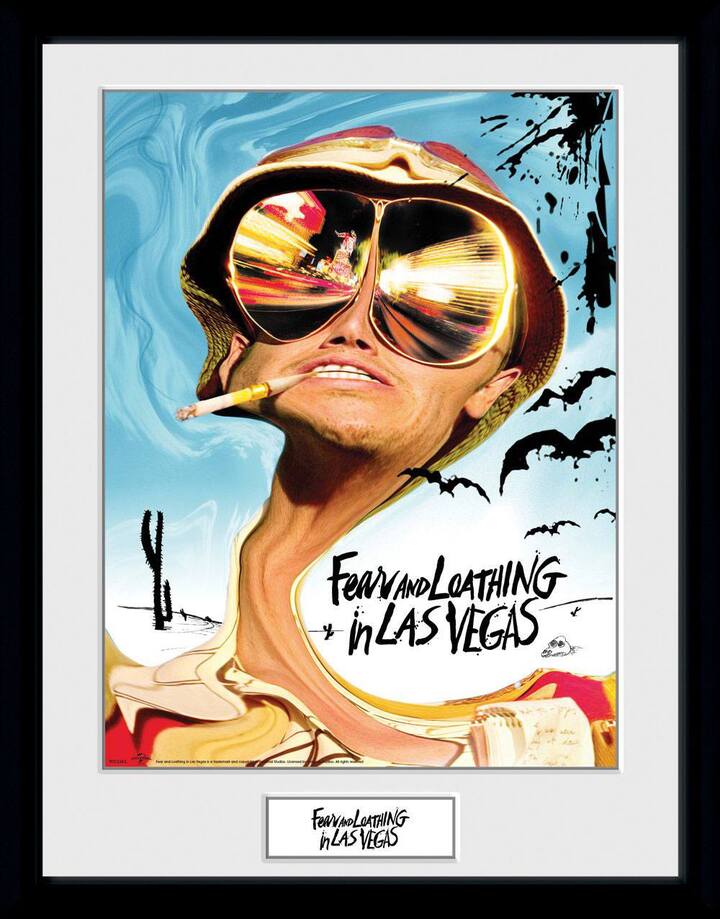 Fear and Loathing in Las Vegas Framed Poster Key Art 45 x 34 cm - GYE-PFC3353