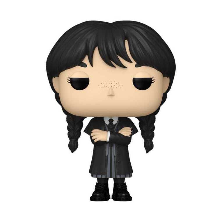Funko Pop! Television: Wednesday - Wednesday Addams (Black Coat) #1815 Vinyl Figure