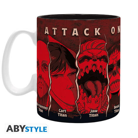 Attack On Titan Mug 460 ml All Titans - ABYMUGA676 