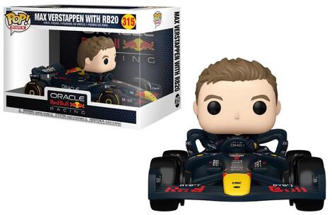 Funko Pop! Rides Super Deluxe: Red Bull - Verstappen with RB20 #315 Vinyl Figure