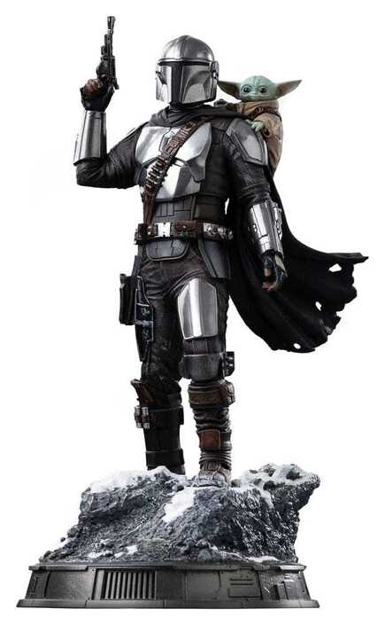 The Mandalorian & Grogu Art Scale Statue 1/10 The Mandalorian and Grogu 25 cm - IS33665