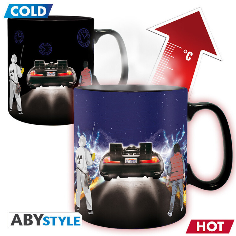 Back To The Future Mug Heat Change 460 ml Time Machine - ABYMUG875 