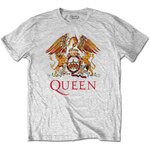 Queen Kids T-Shirt: Classic Crest (Heather Grey) - QUTS03BH- 3-4