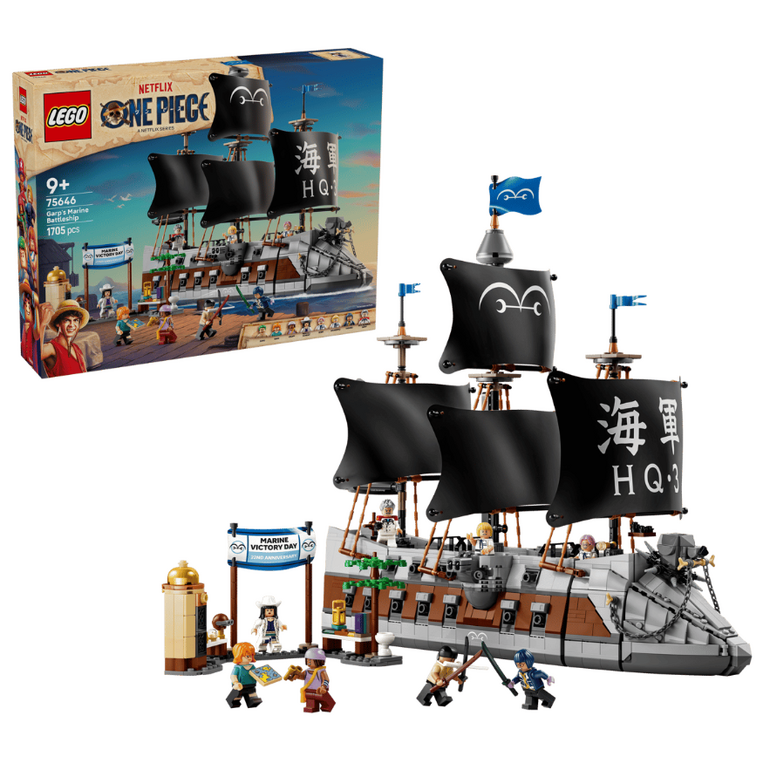 LEGO One Piece Garp's Marine Battleship - 75646