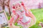 Hatsune Miku PVC Statue Newley Written Sakura Miku Japanese Cafe Ver. Reissue 18 cm - TAITO452033100
