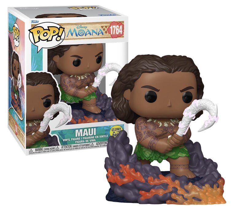 Funko POP! Premium: Moana - Maui (GITD) #1764 Figure