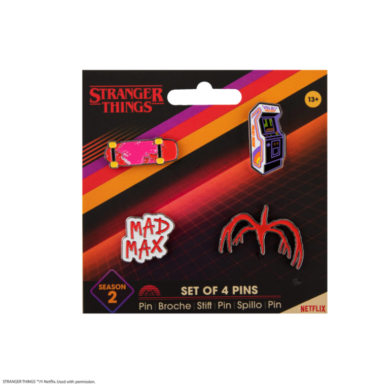 Stranger Things Set of 4 Pin Badges Season 2 - CR3281